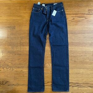 NWT Levi's 501 90’s Straight Leg Dark Wash Jeans